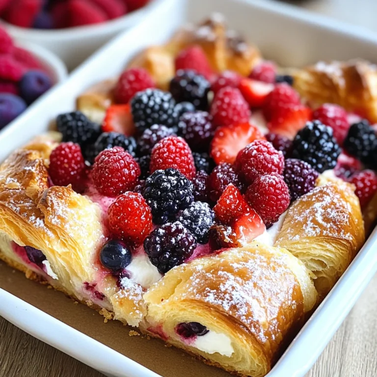 Berry Croissant Bake