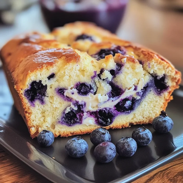 Blueberry Cream Cheese Bread