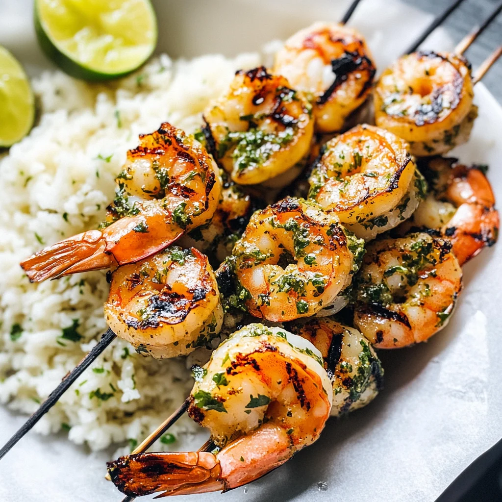Cilantro Grilled Shrimp