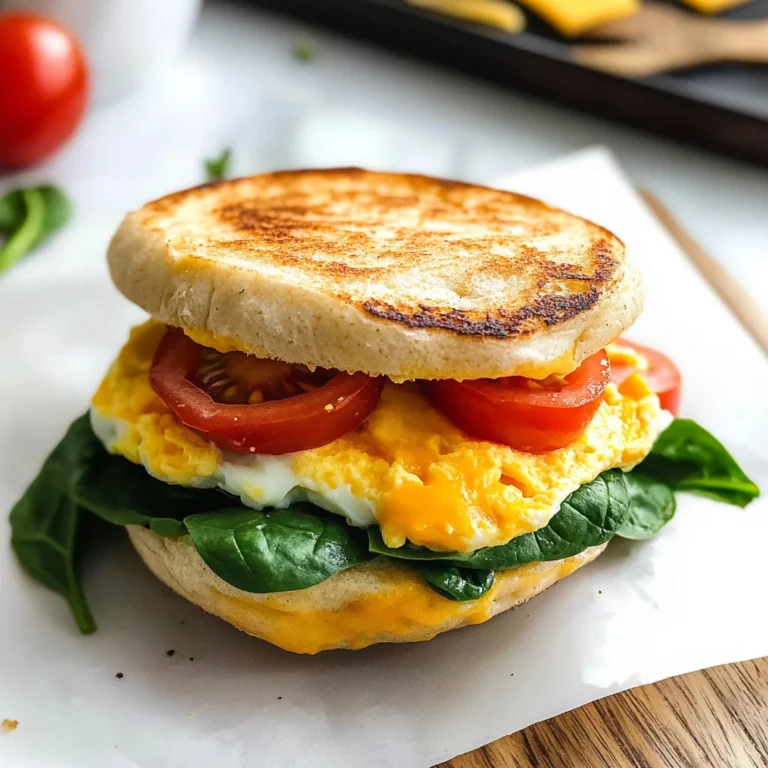 Healthy Breakfast Sandwich (A make-ahead recipe)