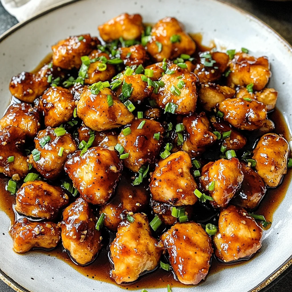 Honey Garlic Chicken Bites