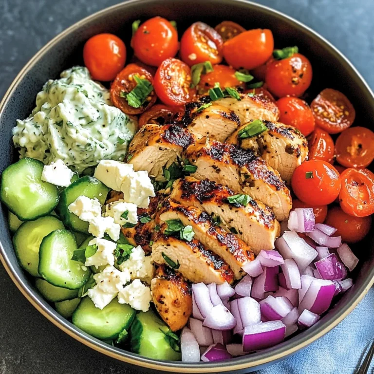 Low-Carb & Keto Greek Chicken Bowls