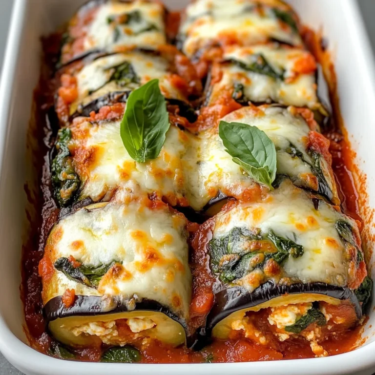 Savory Eggplant Parmesan Rolls