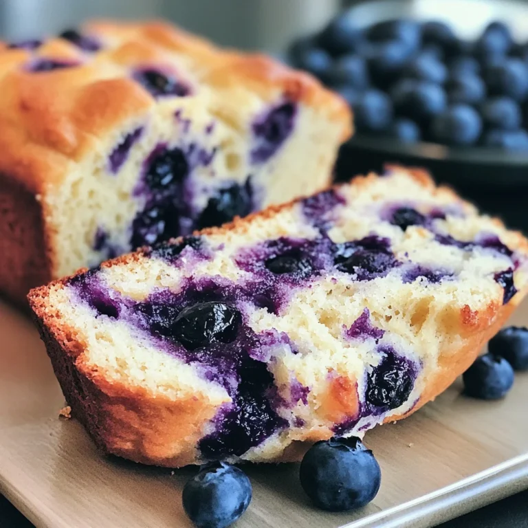 Blueberry Cream Cheese Bread