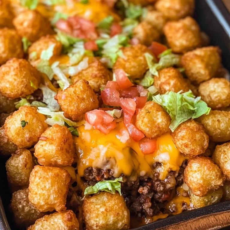 Cheeseburger Tater Tot Casserole