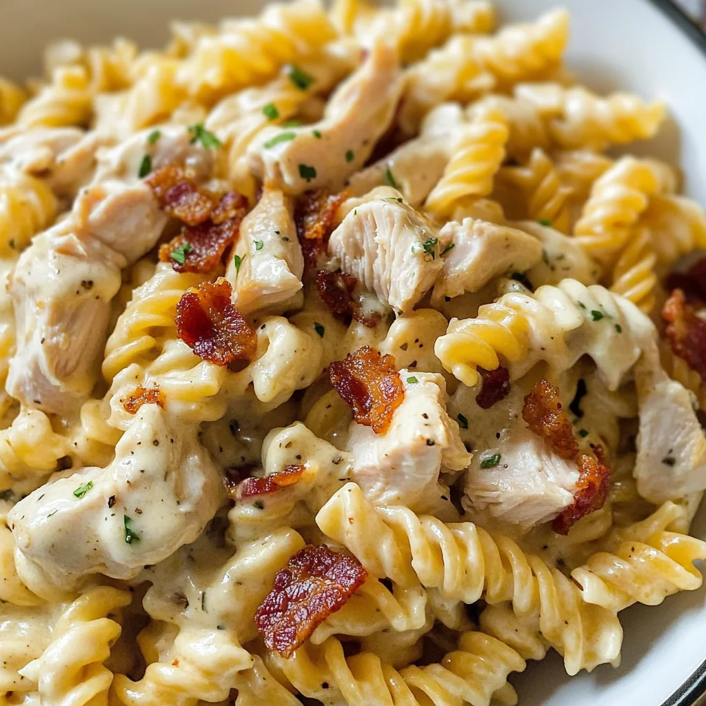 Chicken Bacon Ranch Pasta