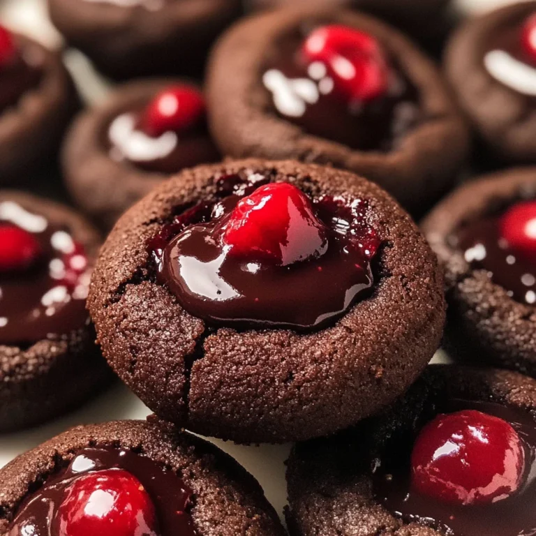 Chocolate Cherry Cookies