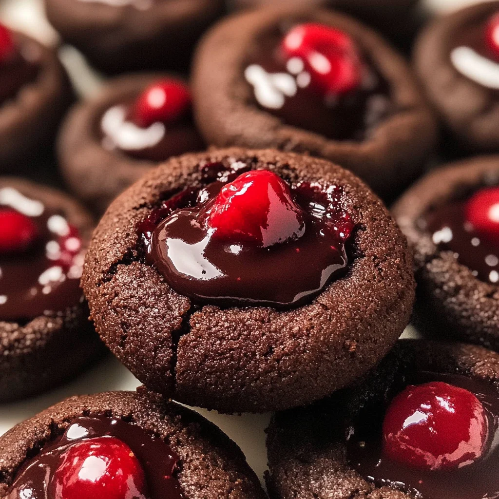 Chocolate Cherry Cookies