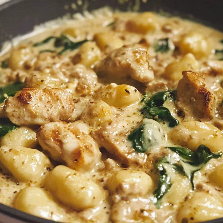 Creamy Chicken and Gnocchi