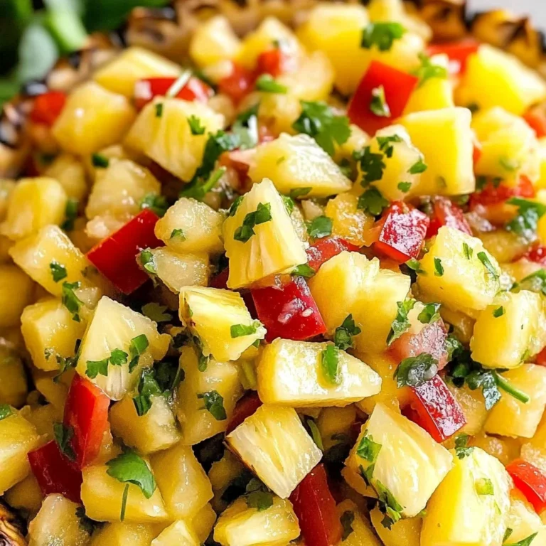 Easy Pineapple Salsa