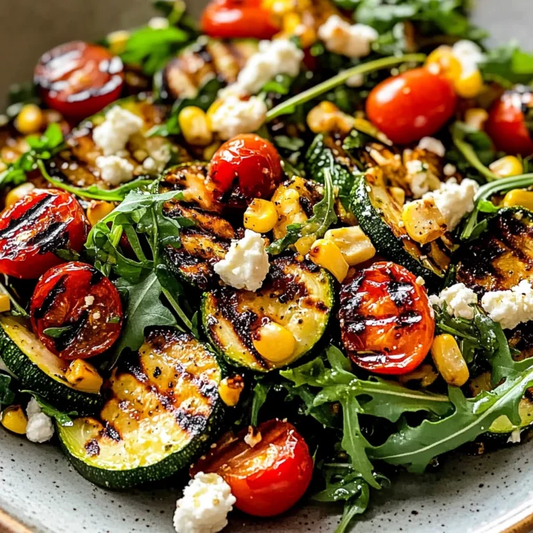Grilled Zucchini Salad