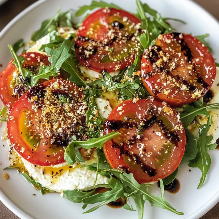 Heirloom Tomato Salad with Whipped Feta and Balsamic