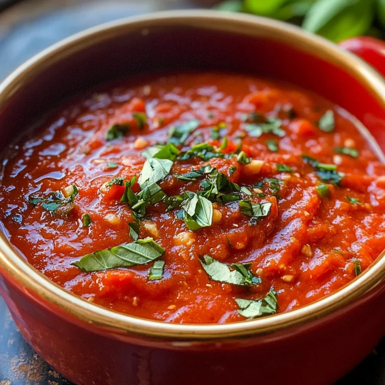 Homemade Marinara Sauce