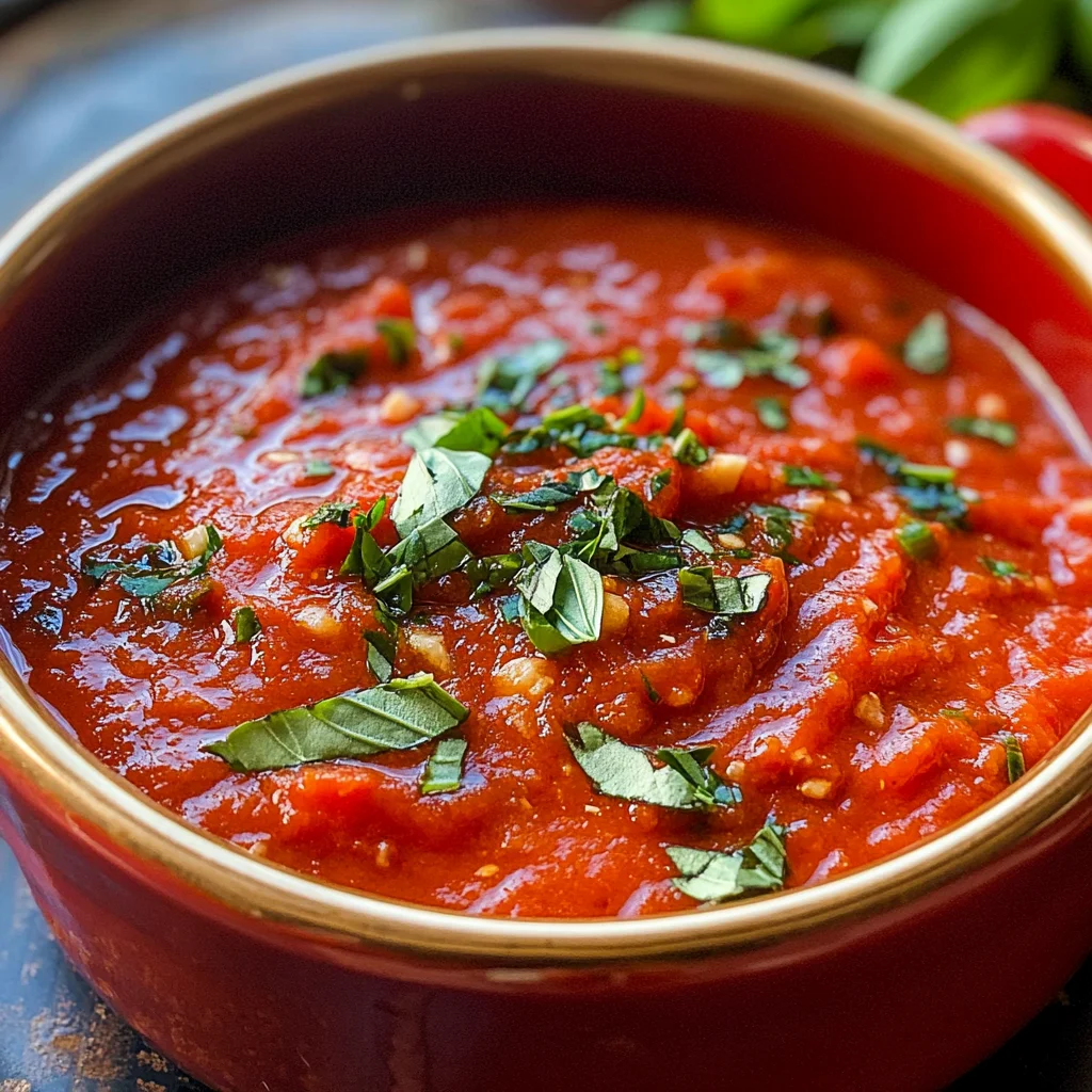 Homemade Marinara Sauce