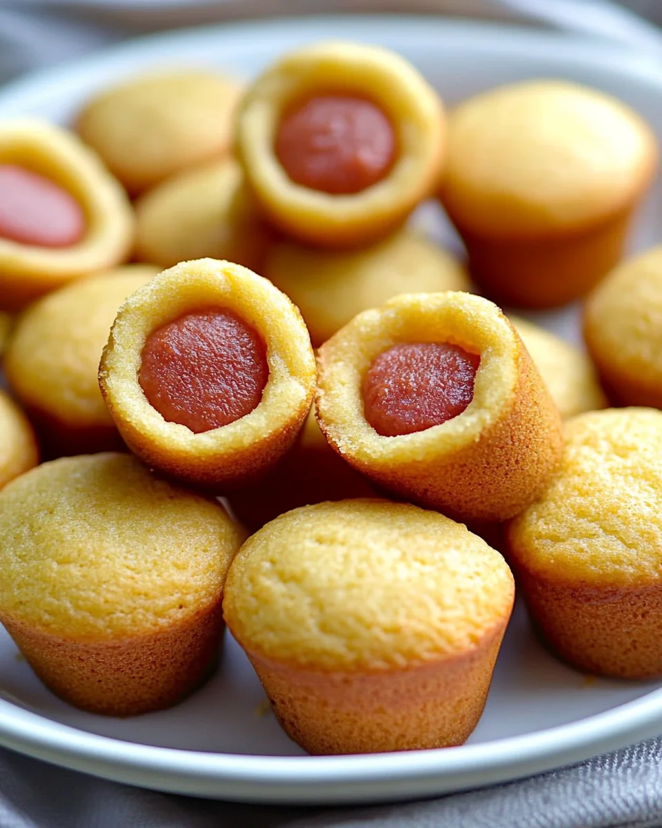 Mini Corn Dog Muffins