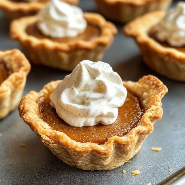 Mini Pumpkin Pies