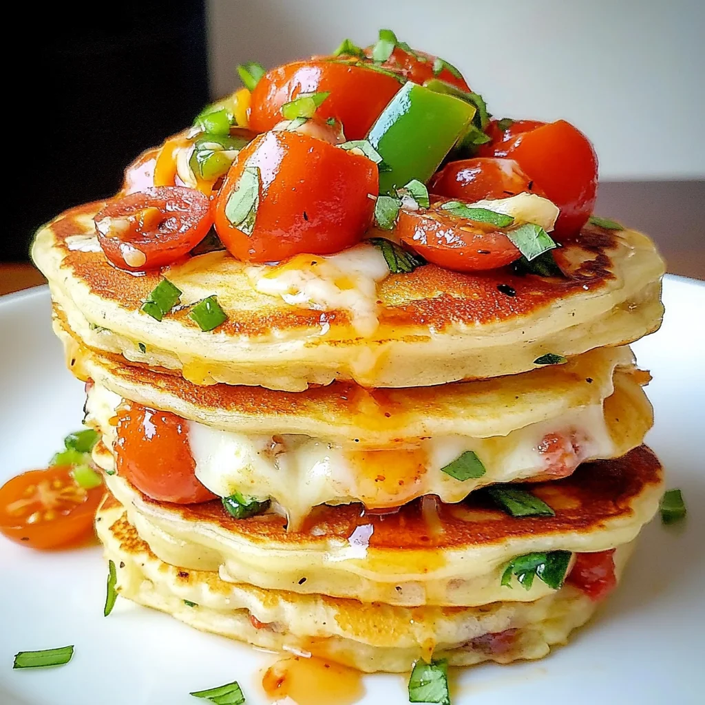 Pizza Pancakes – Quick & Easy Dinner Idea