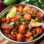 Roasted Cherry Tomato Salsa