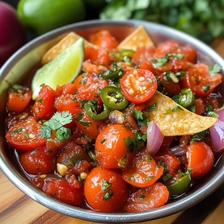 Roasted Cherry Tomato Salsa
