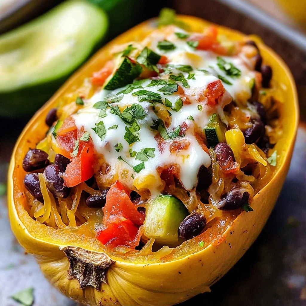 Spaghetti Squash Burrito Bowls
