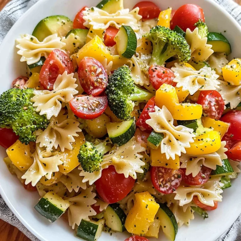 Summer Vegetable Pasta Salad