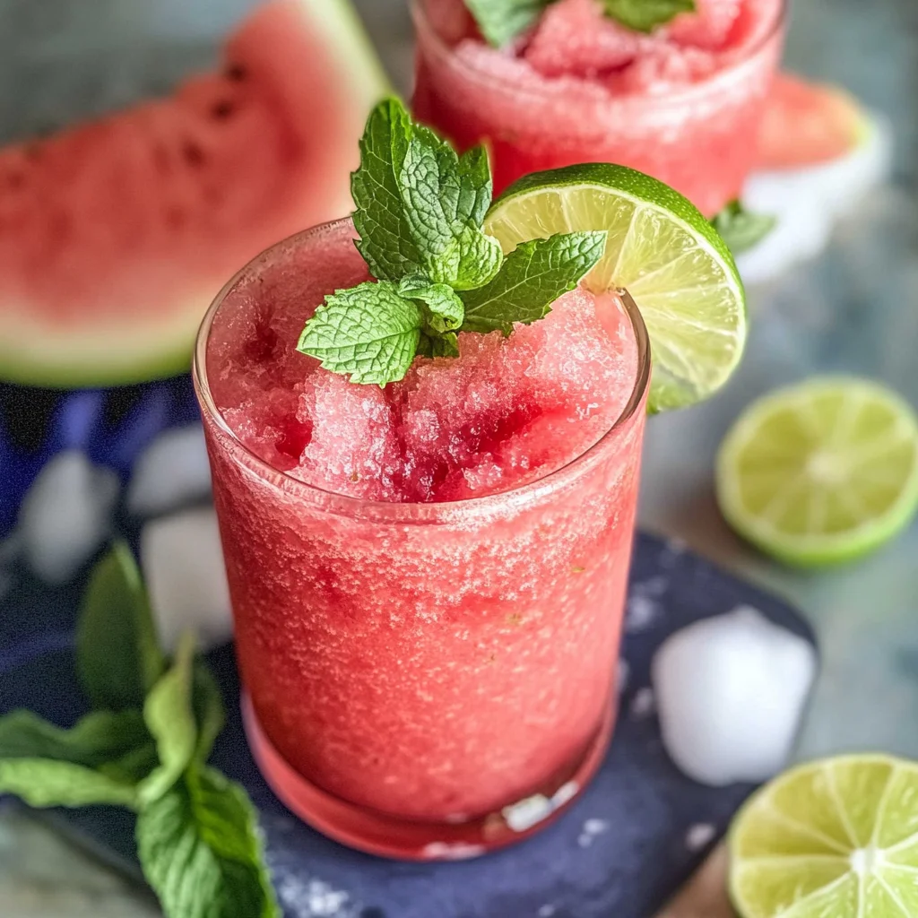 Watermelon Wine Slushies