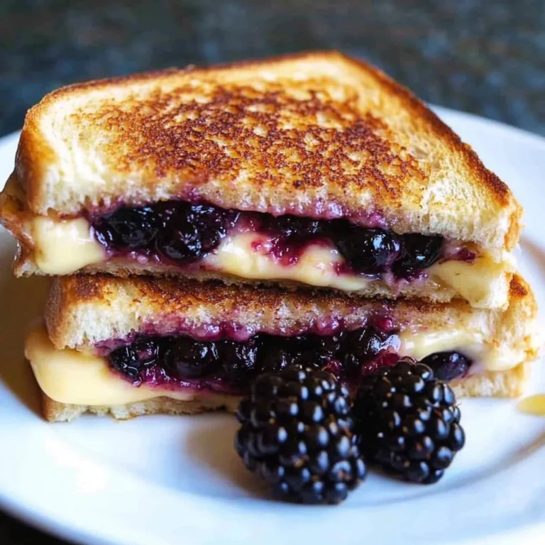 Blackberry Brie Grilled Cheese