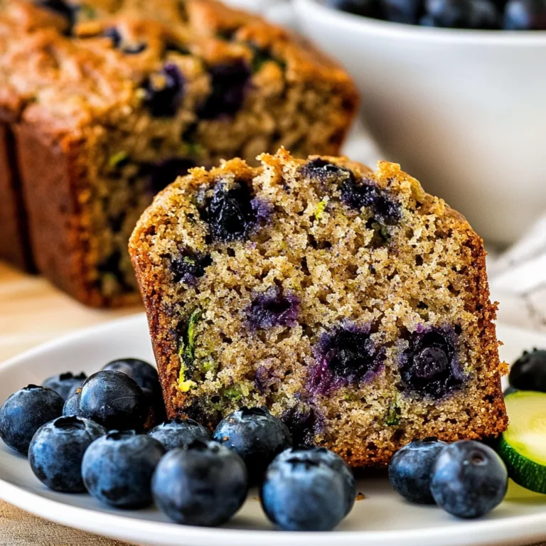 Blueberry Zucchini Bread Recipe