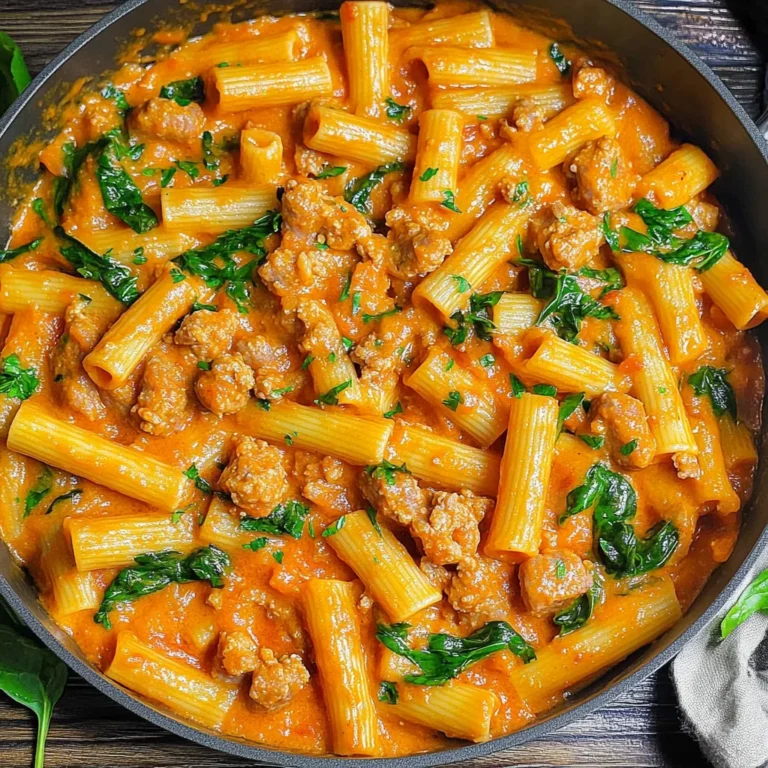 Creamy Sausage Rigatoni (One-Pan, 30-Minute Meal)