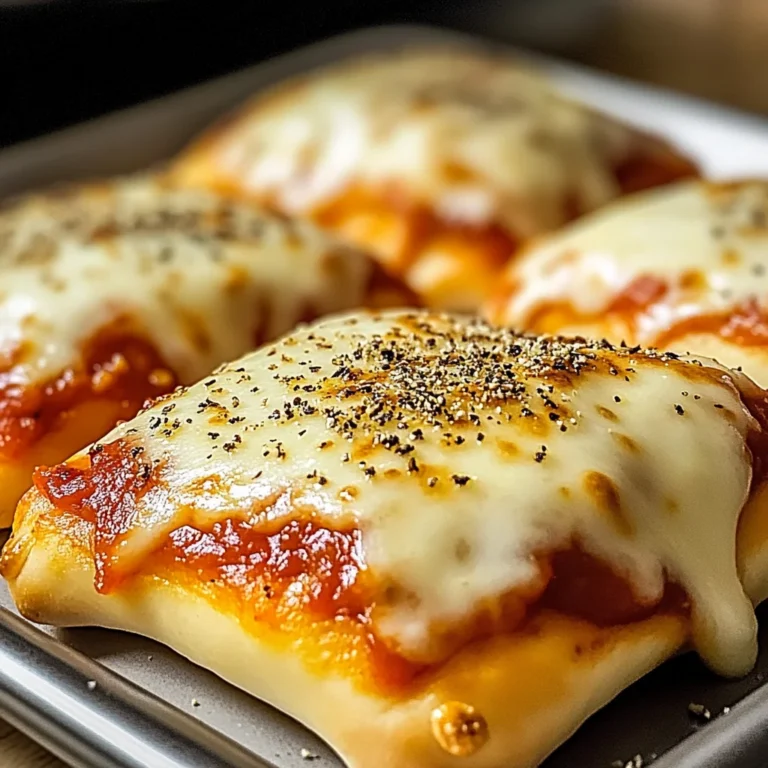 Homemade Easy Cheesy Pizza Pockets
