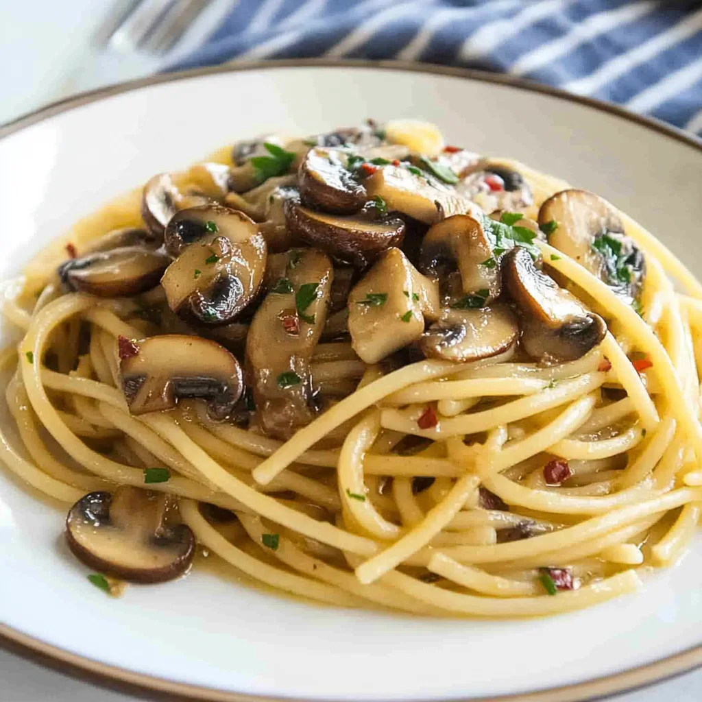 Mushroom Spaghetti