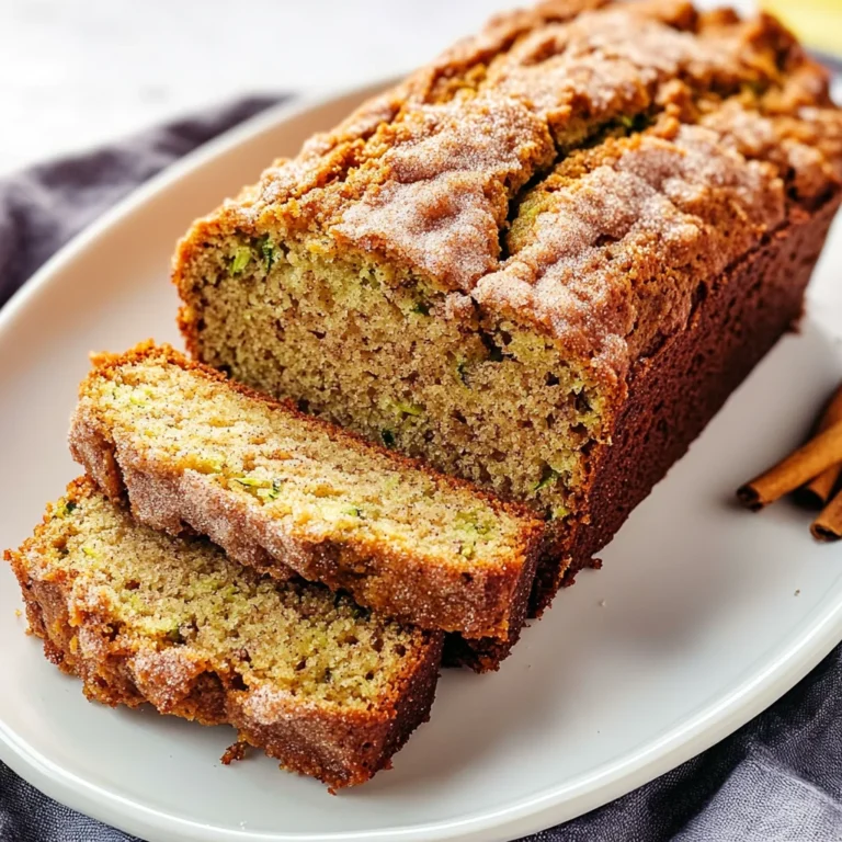 Snickerdoodle Zucchini Bread