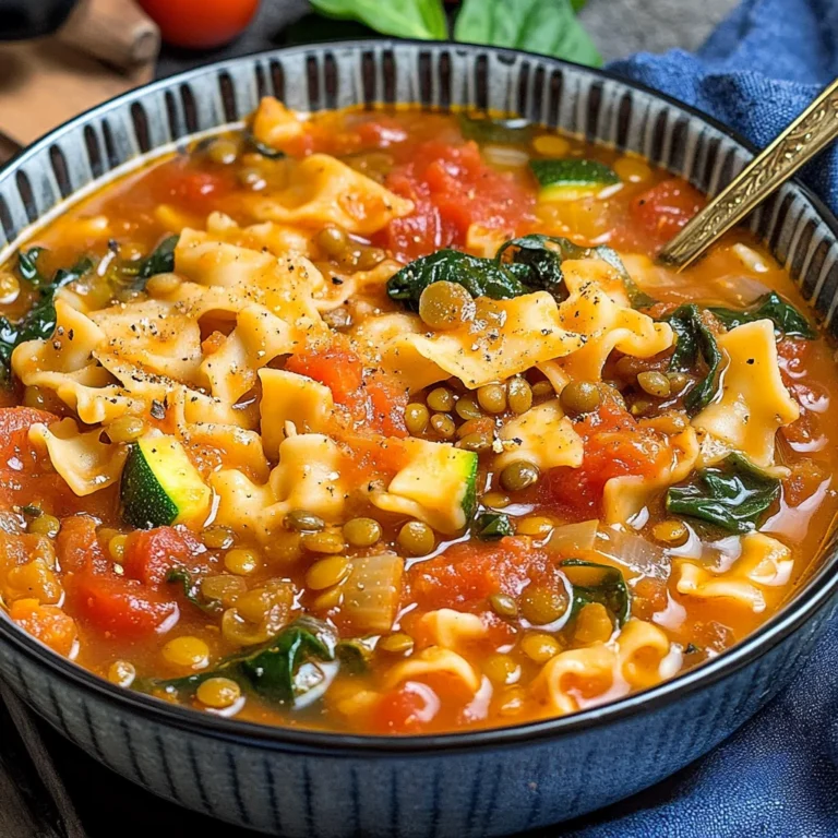 Vegan Lasagna Soup