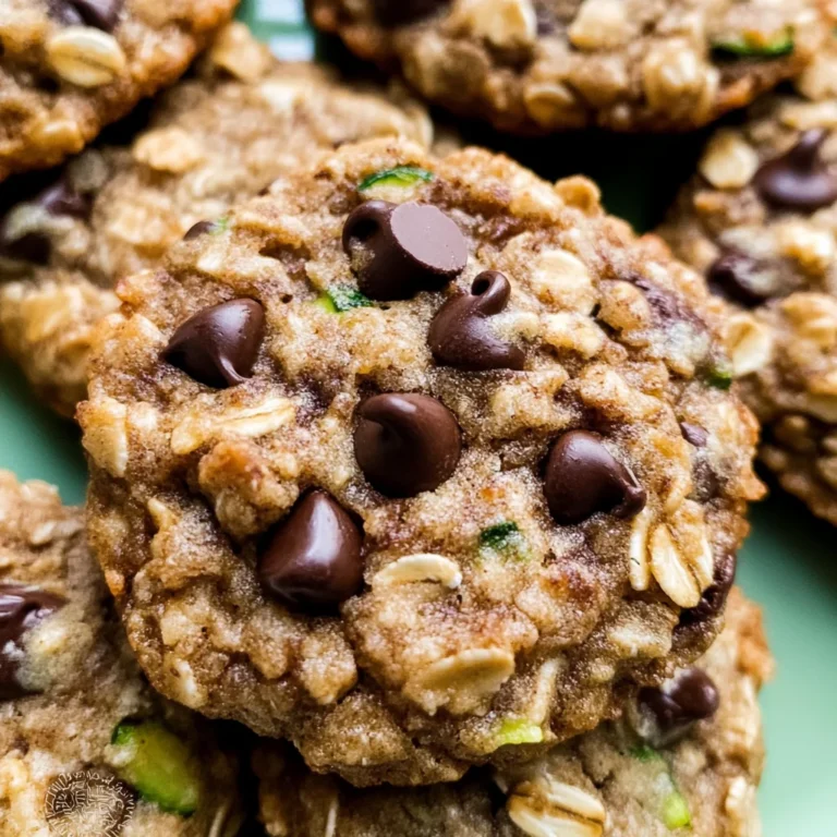 Zucchini Chocolate Chip Cookies