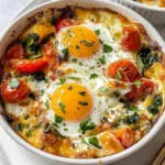 Baked Feta Eggs