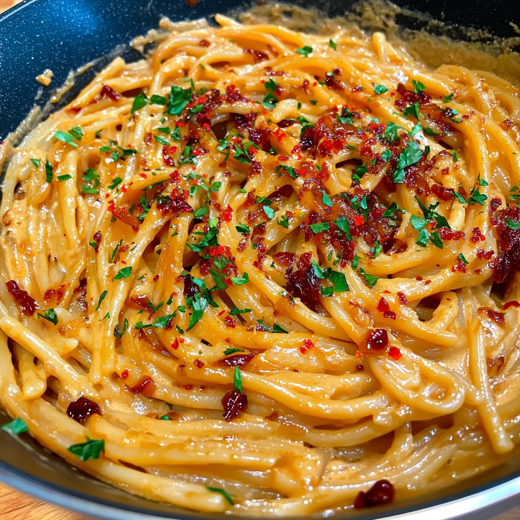 Creamy Caramelized Onion Pasta – Vegan Comfort Food Recipe